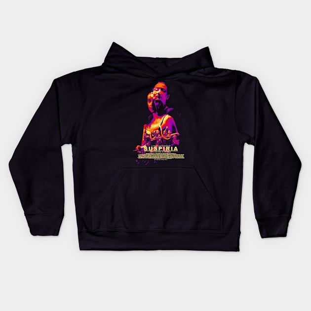 Phenomena, Suspiria Vintage Kids Hoodie by Jina Botak